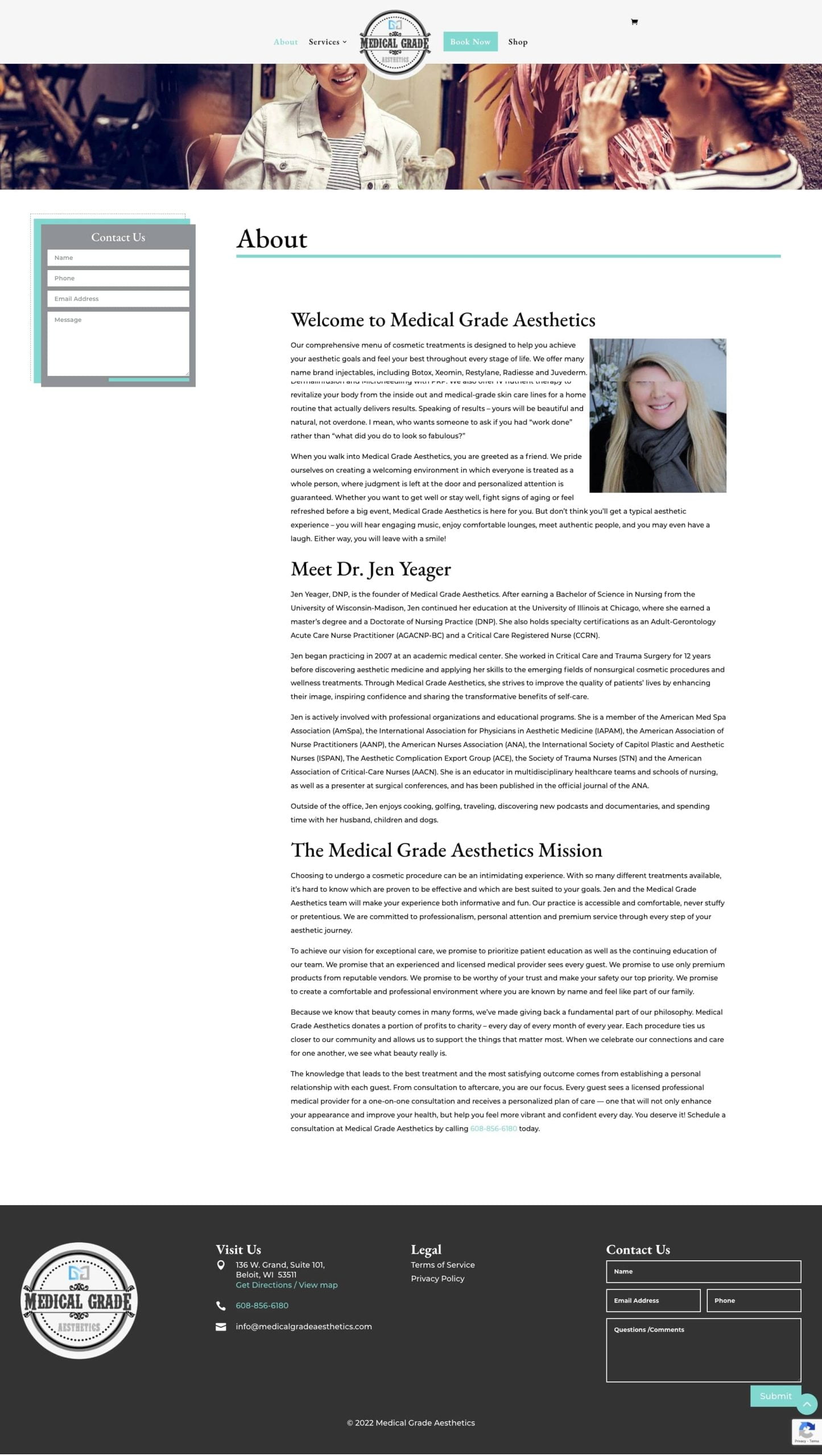 Medical Grade Aesthetics About Page
