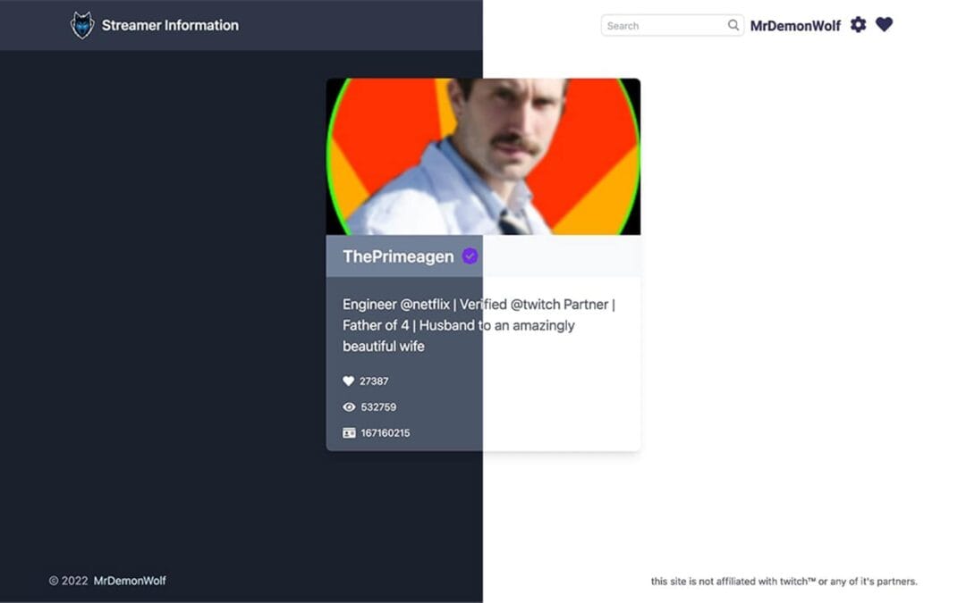 Streamer Information