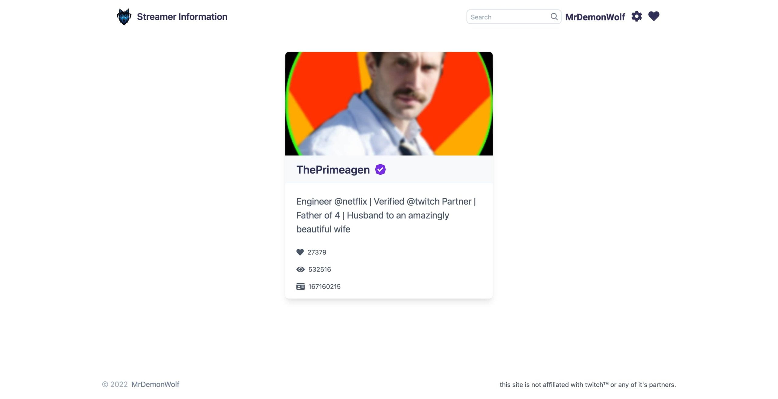 Streamer Information Light